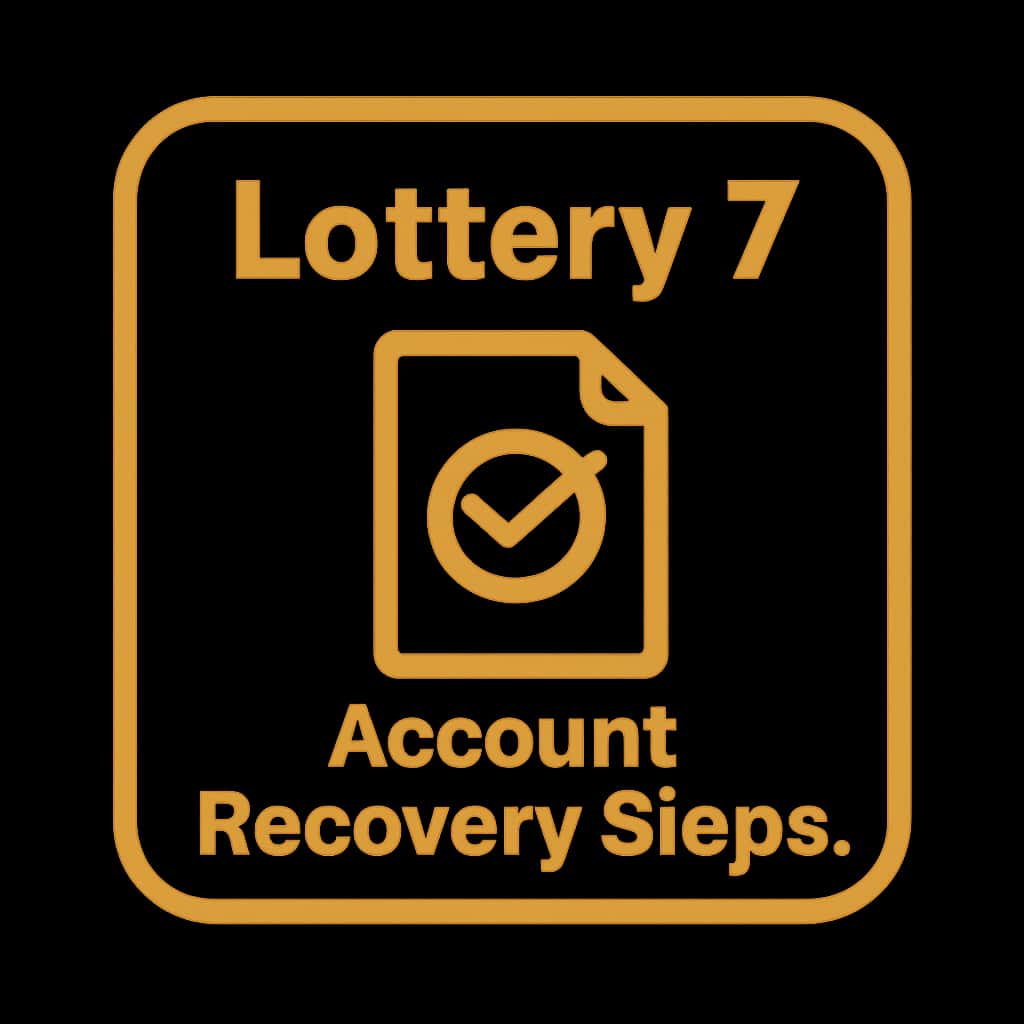 Icon representing Lottery 7 account recovery.