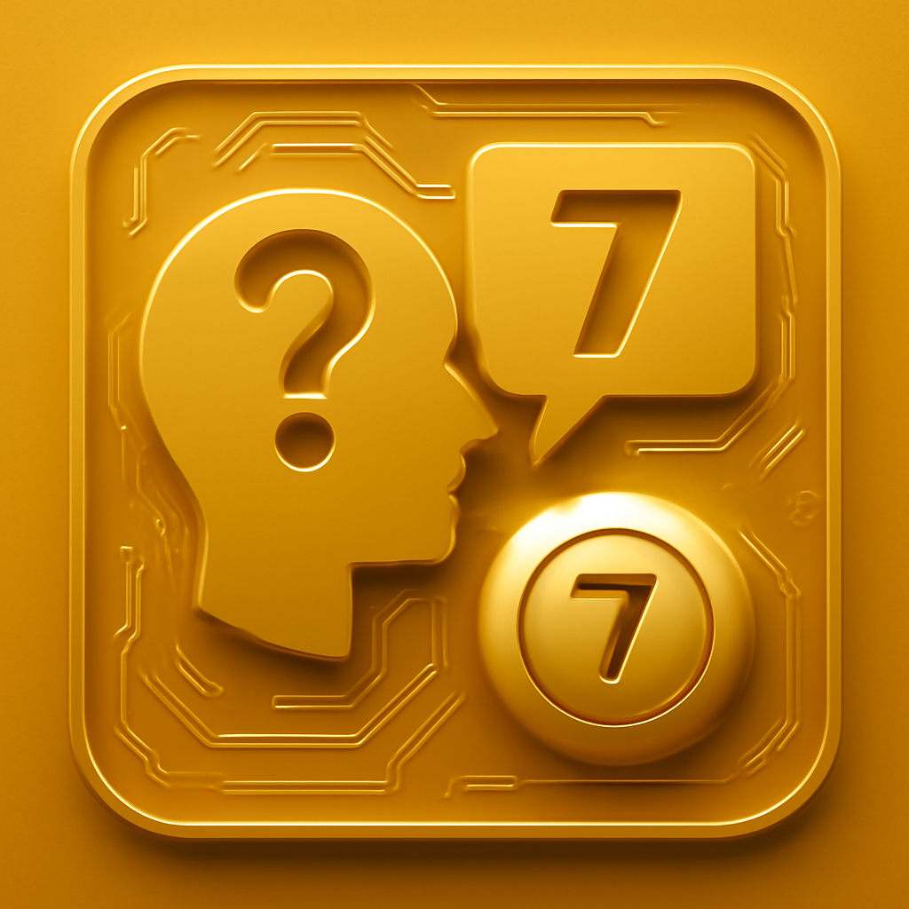 Badge representing the Lottery 7 Login Guide.