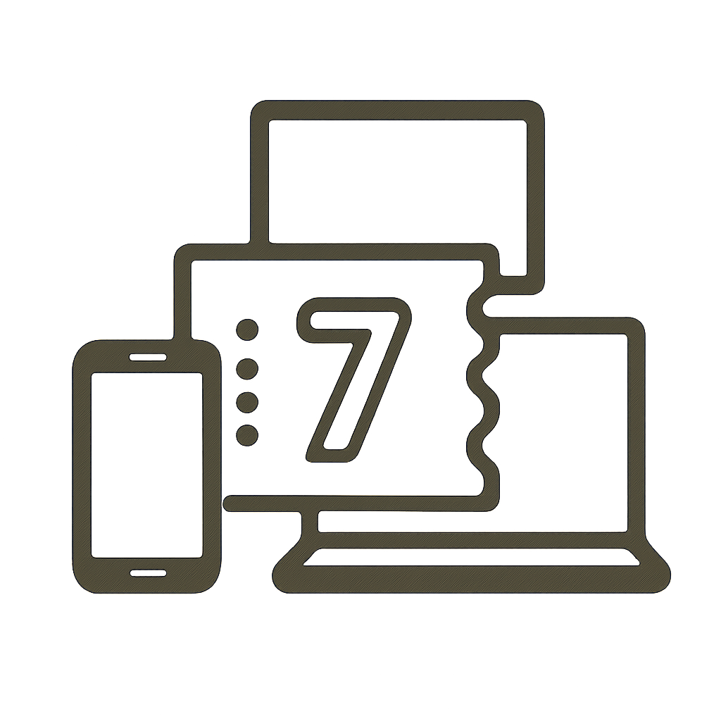 An icon representing Lottery 7 Account Status Check.