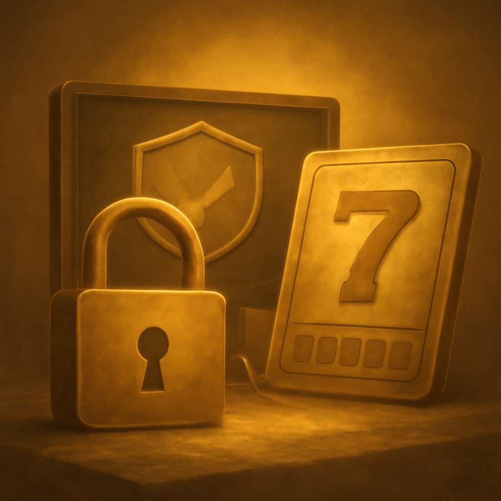 A diagram illustrating the security protocols of Lottery 7.