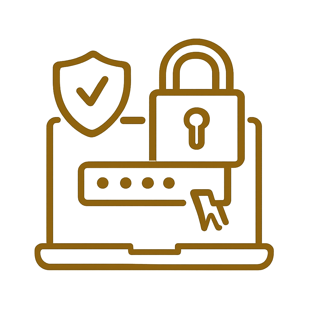 Diagram detailing secure access for Lottery 7.