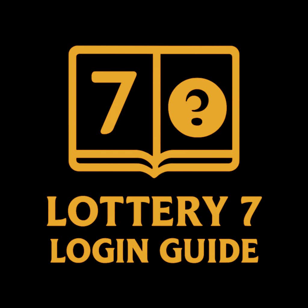 Badge representing the Lottery 7 Login Guide.