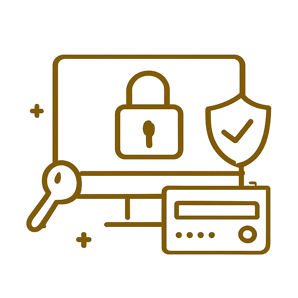 A diagram illustrating the security protocols of Lottery 7.
