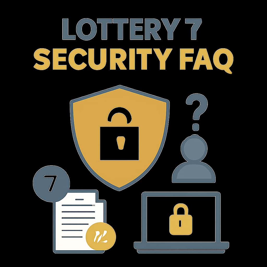 An educational diagram related to Lottery 7 Security FAQ.