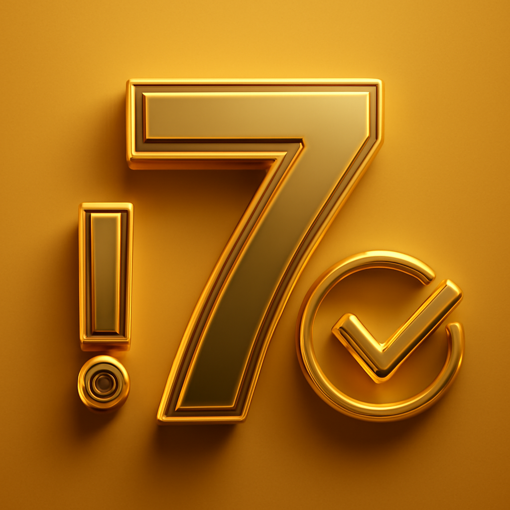 Badge for Lottery 7 Verification Guide.