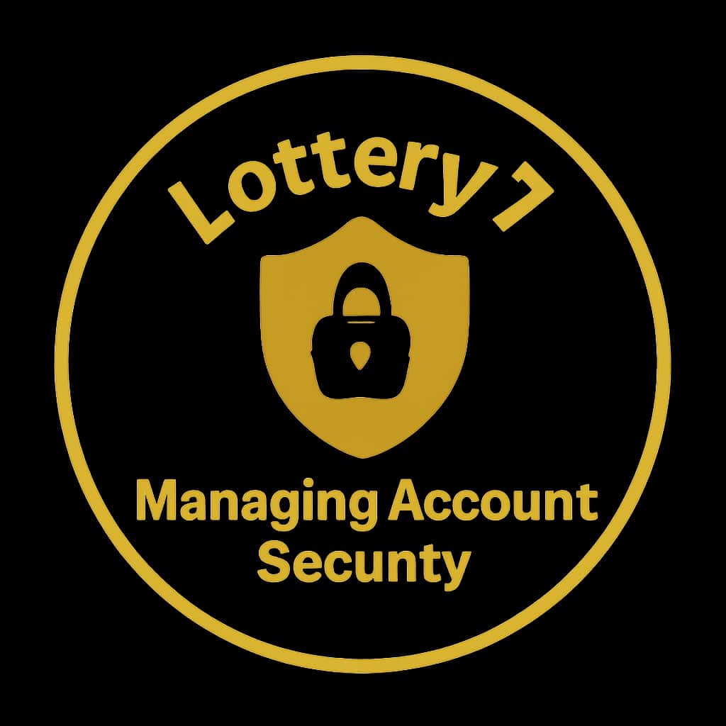 An icon symbolizing secure account management for Lottery 7.