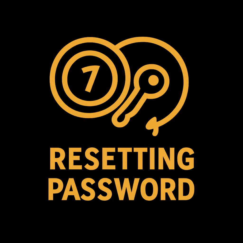 Icon representing Lottery 7 password reset guide