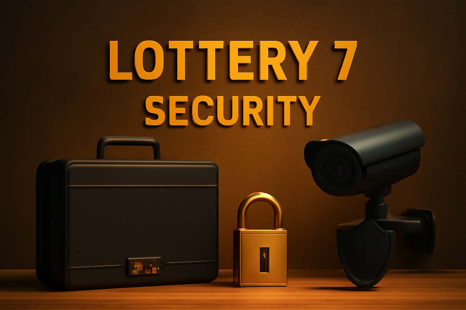 A neutral scene depicting security protocols related to Lottery 7.