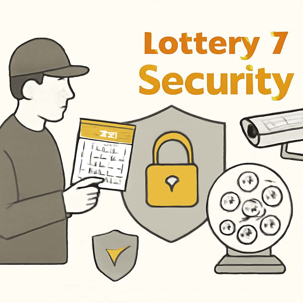 An educational diagram on Lottery 7 Security measures.