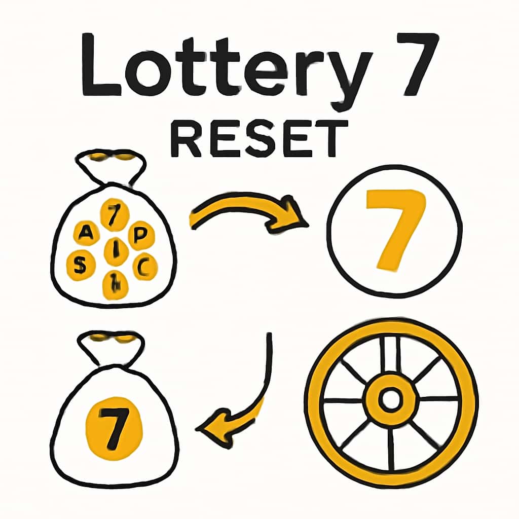 Educational diagram of the Lottery 7 Reset procedure.