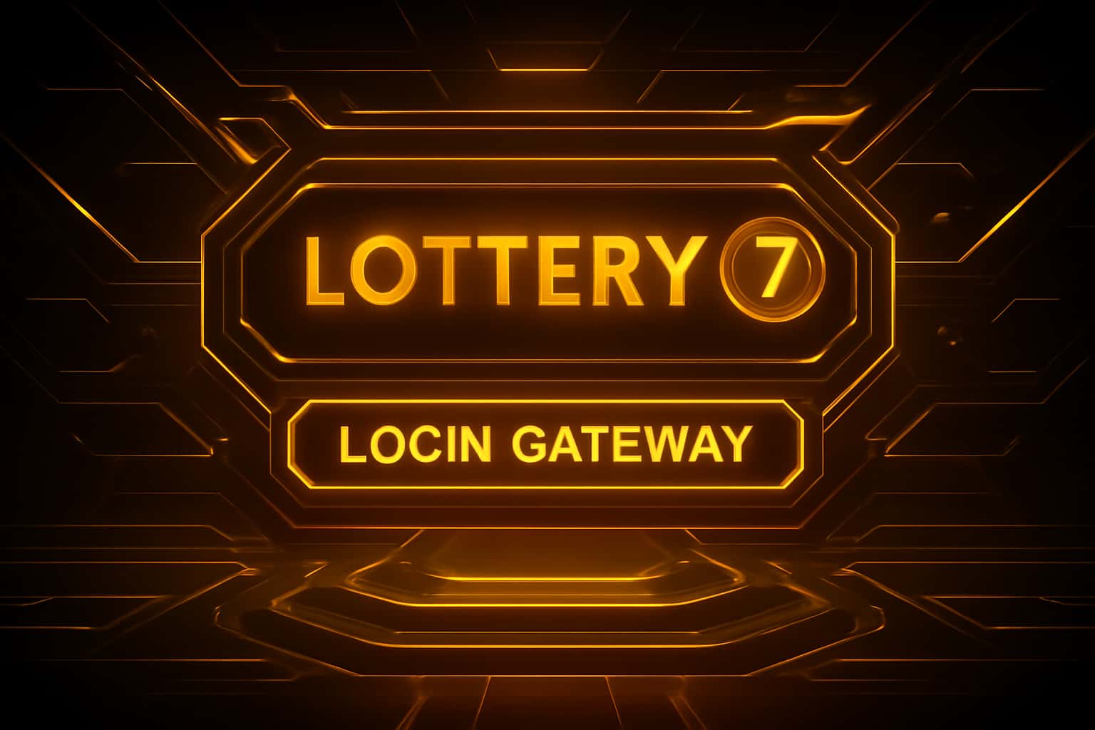 Futuristic login interface